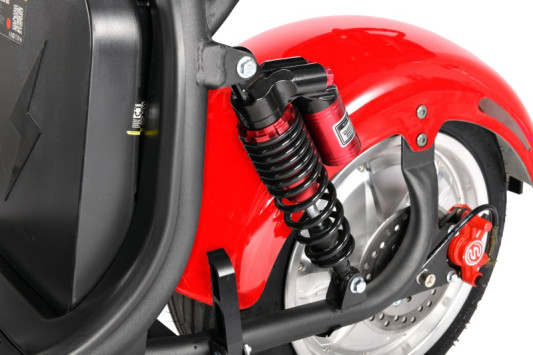 Электроскутер WHITE SIBERIA PRO MAX 3950W, красный