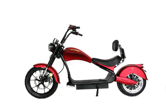 Электрический скутер Ikingi Chopper красный 