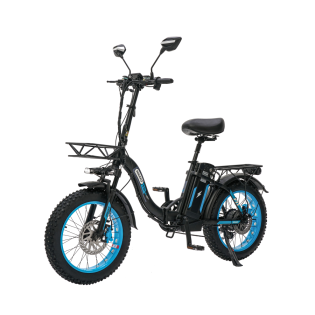 Электровелосипед Minako F11 Pro 20ah, синий