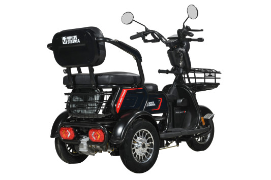 Электротрицикл WHITE SIBERIA SIBTRIKE 2000W