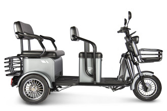 Электротрицикл Rutrike Экипаж, серый