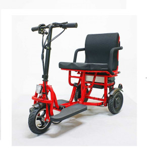 Электротрицикл GreenCamel Кольт V700 15Ah, красный